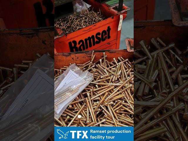 TFX tour of Australian based Ramset production plant - July 2023