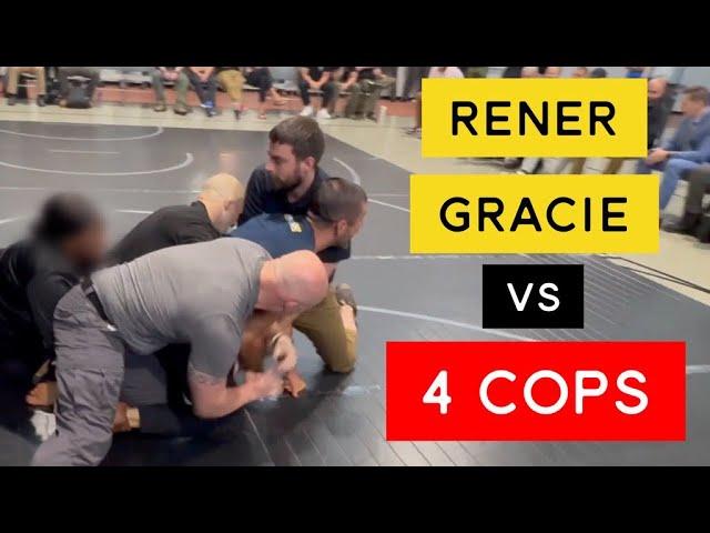 4 Cops Try to Arrest Rener Gracie (w/o SafeWrap™)