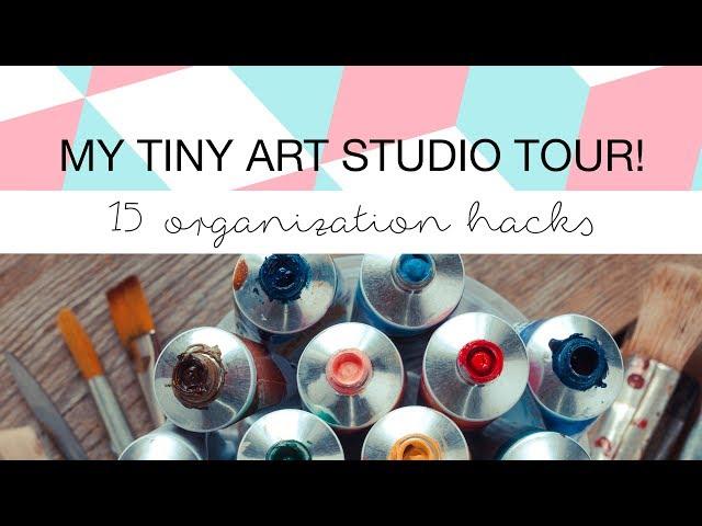 Minimalist Art Studio / Work Space Tour | Tips & Ideas