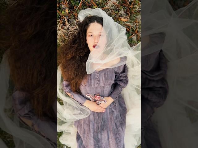  #portrait #photoshoot #cottagecore #cottagecoredress #princess #longhair