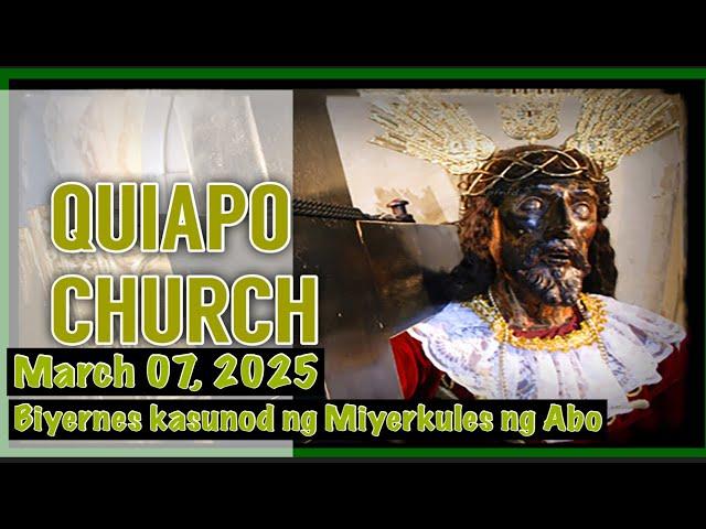 Quiapo Church Live Mass Today Friday March 07, 2025