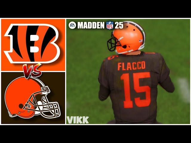 Bengals vs Browns Simulation (Madden 25 Updated Roster)