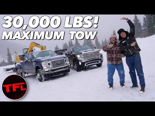 Only One Truck Crushes It! 2020 Ford F350 vs GMC 3500 HD vs The World's Toughest Towing Test!