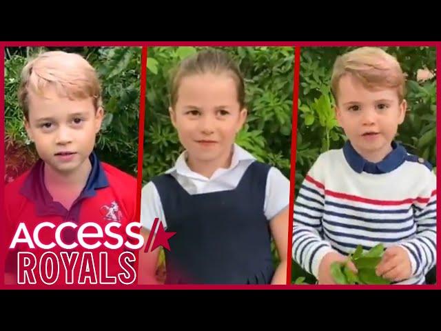 Prince George, Princess Charlotte & Prince Louis Speak In Public For First Time