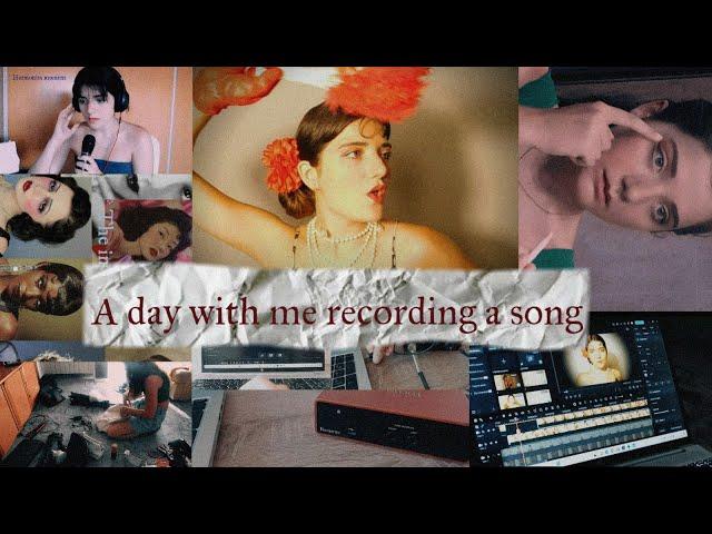 A day with me recording a song (Make up-Outfit, Voice recording, Behind the Scenes) Special 500 subs