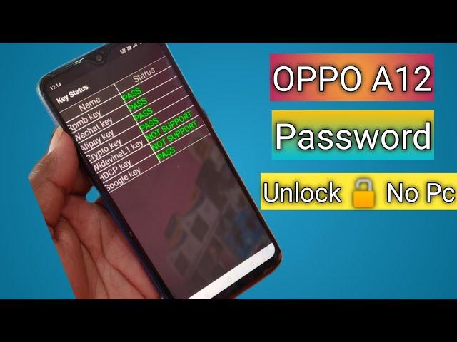 How To Hard Reset Oppo A12 ||Remove pin, pattern, fingerprint || 100% Ok