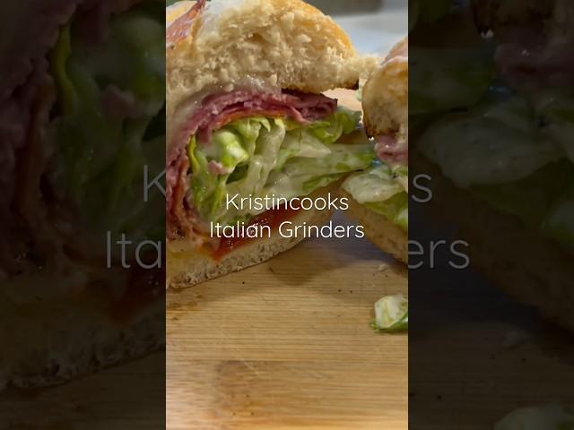 Sandwiches for Dinner#Kristincooks#ytshorts #Italiangrinders#dinnertime #sotasty