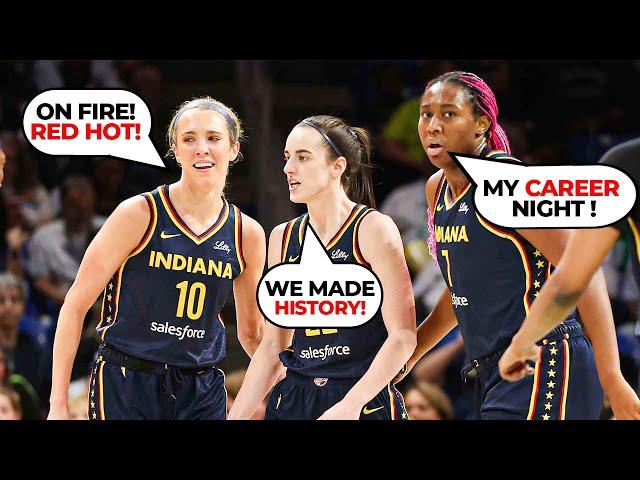 Caitlin Clark, Lexie Hull, Aliyah Boston SHATTERED WNBA HISTORY Together On RECORD BREAKING Night!