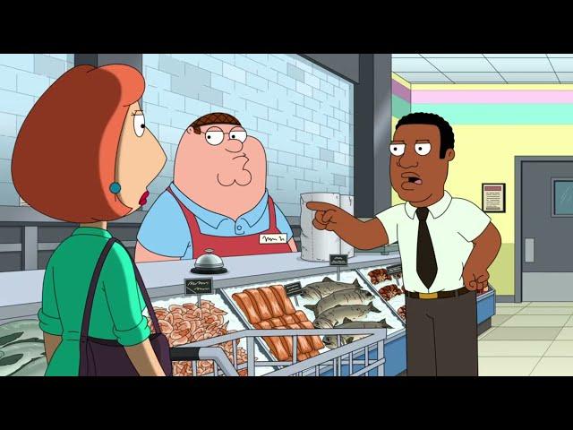 Peter works at Stop'N Shop - Family Guy Season 22 Ep 2