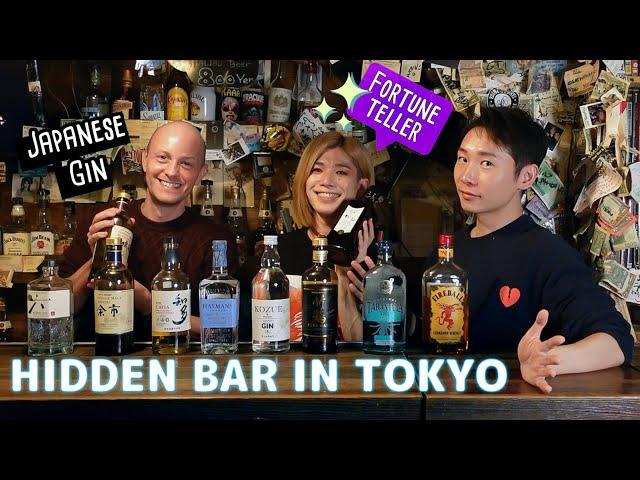 TINY Alley Bar in Golden Gai! Getting our Fortune Read