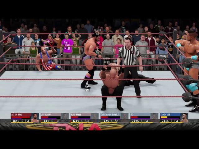 WWE2K16 6-Man Elimination Tag Team Match of the year - TNA Impact