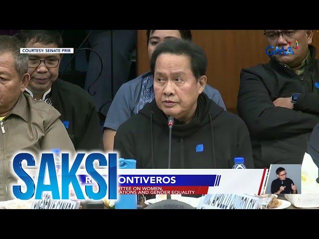 Pastor Apollo Quiboloy at mga nag-aakusa sa kanya ng sexual abuse, nagharap sa Senado | Saksi