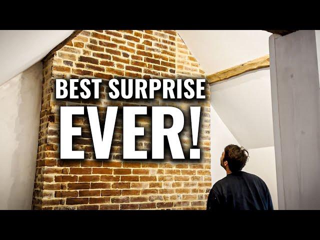 Building our Dream English Cottage Nursery & Discovering a Hidden Fireplace | My Tiny Estate