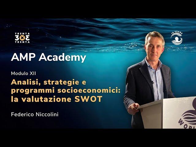 MODULO 12: ANALISI, STRATEGIE E PROGRAMMI SOCIOECONOMICI: LA VALUTAZIONE SWOT