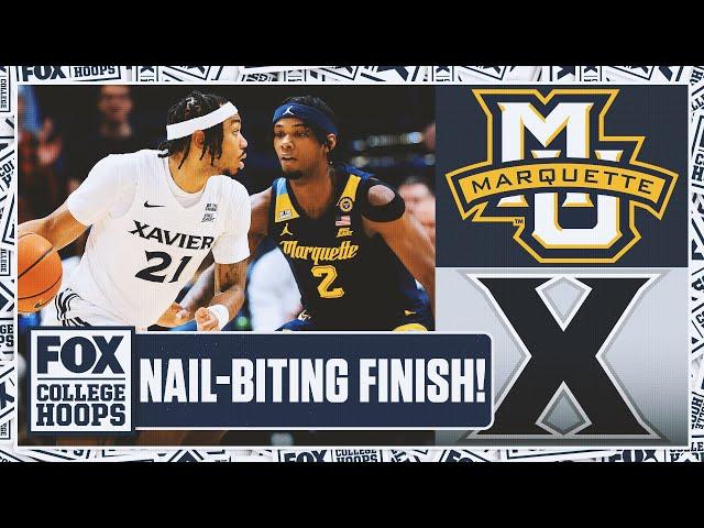 No. 9 Marquette Golden Eagles vs. Xavier Musketeers Highlights | FOX College Hoops