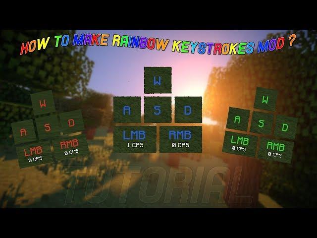 HOW TO GET KEYSTROKES MOD in Minecraft 1.8!(download in description)