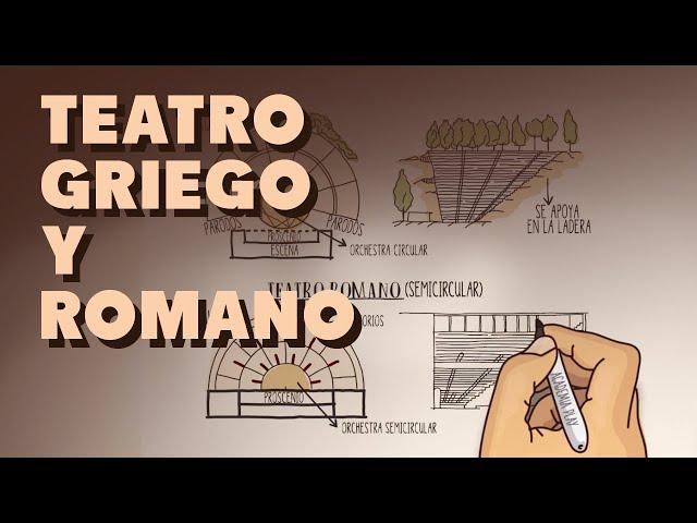 Diferencias arquitectónicas entre el Teatro griego y el Teatro romano