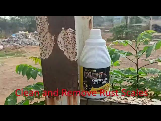 Rust X Neutracoat Rust Converter and Primer converting rust