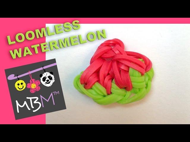 Rainbow Loom Fruit Off the Loom - Watermelon Slice Charm