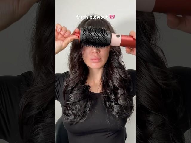 fresh blowout with the *new* Dyson airwrap  #haircare #aesthetic #beauty #grwm #dyson