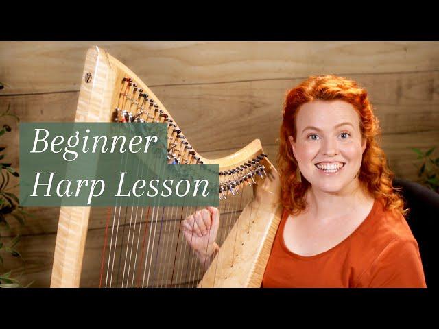 Let's learn a beginner harp piece! (And avoid a common mistake...)