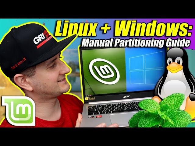 Dual-Boot Made Easy: Manual Partitioning for Linux Mint and Windows