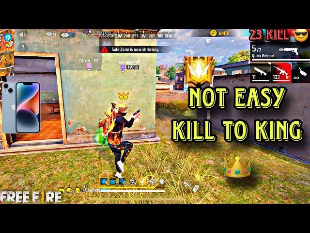 NOT EASY KILL TO KING GRANDMASTER LOBBY !! 23 KILLS - GARENA FREEFIRE