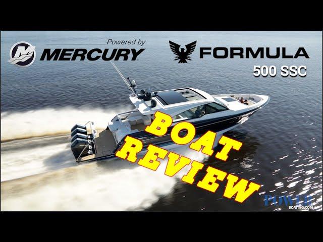 (live) #FORMULA 500 SSC WITH #MERCURY QUAD 600 HP'S! (BOAT REVIEW)