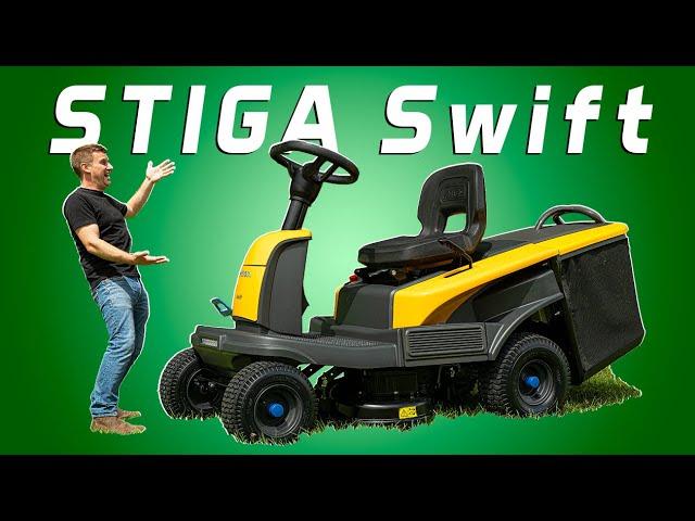 Better Than A Petrol Powered Ride On Mower? The New STIGA SWIFT 372e