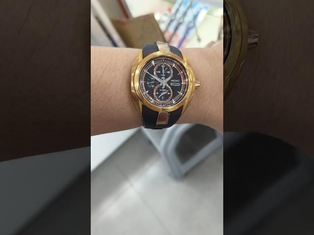 Seiko Actura Chronograph gold case #seiko #wristwatch #watch