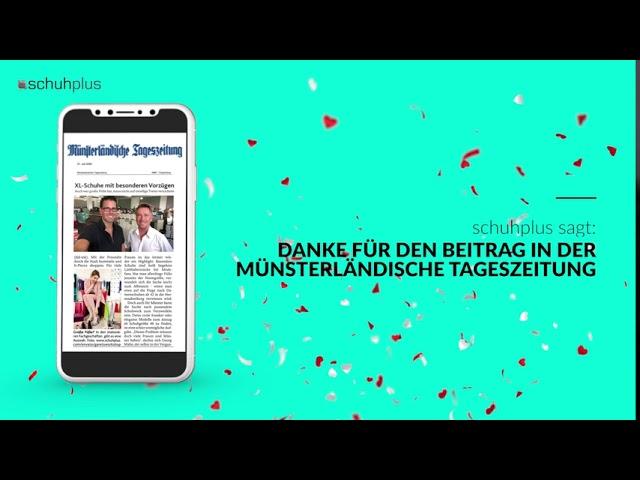 Die Münsterländische Tageszeitung berichtet über den Übergrößenhändler schuhplus