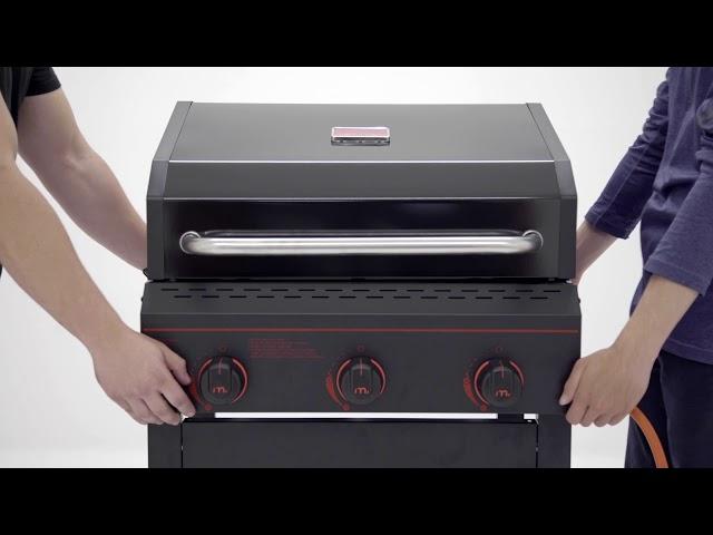 Megamaster 3 Burner Propane Gas Grill: Product Assembly