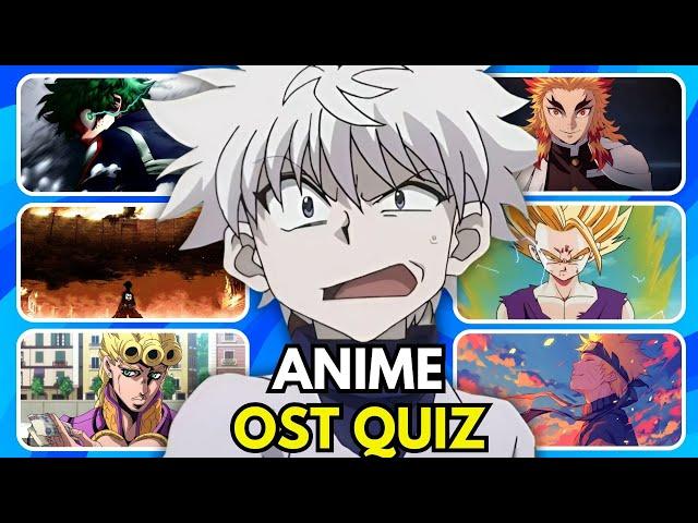 ANIME OST QUIZ - 50 Ost [VERY EASY - VERY HARD]