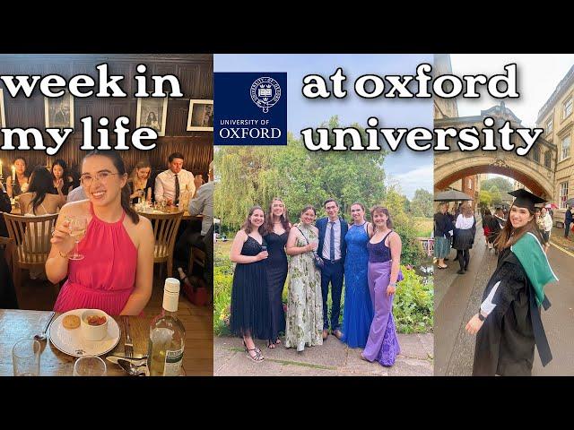 week in my life at oxford university - dissertation and graduation! | postgraduate student