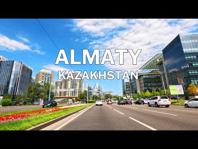 Almaty, Kazakhstan - Driving Tour 4K