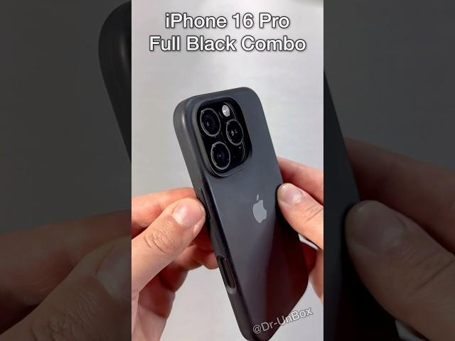 iPhone 16 Pro Full Black Combo #shorts #trending #iphone #apple #video #ios #ios26 #ios18 #tech