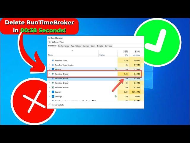 How To Disable RunTimeBroker on Windows 10 | 2024