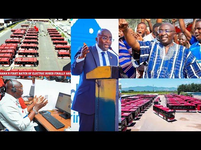 Hurraaay! Finally Bawumia Electric Buses Set To Operate From Accra To Tema