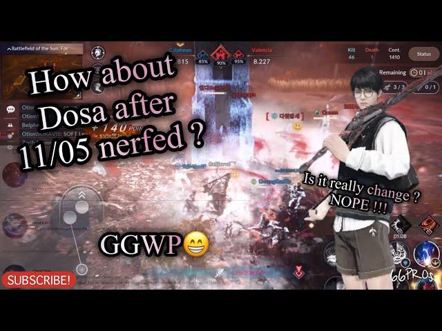 Black Desert Mobile How about️Dosa️after nerfed ?, Lets see in the UNCUT trends, I think…, GGWP