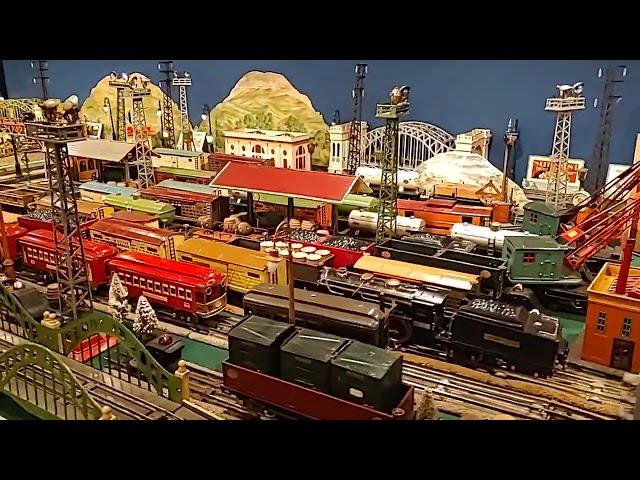 Vintage Standard Gauge Electric Toy Trains at John DeSantis's fabulous collection Pittsburgh PA