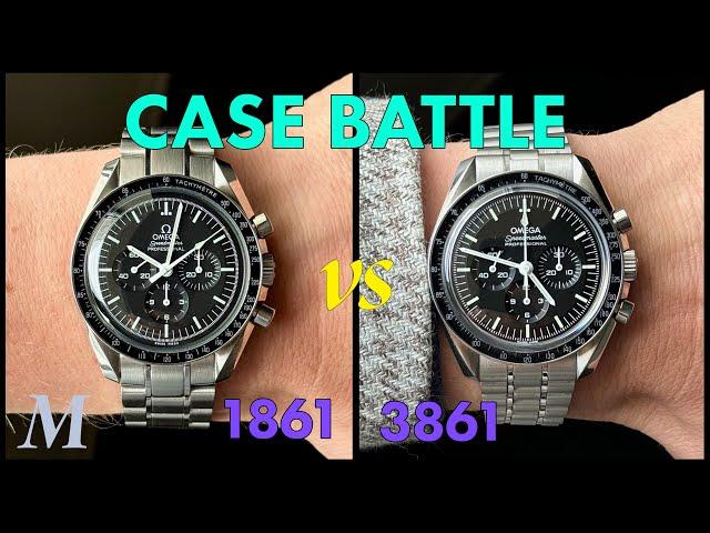 Case Shape Battle: 1861 vs 3861 Speedmaster MoonWatch