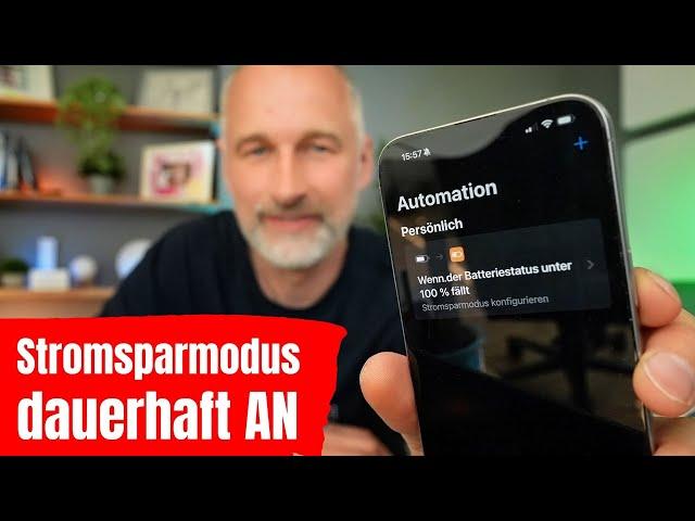 iPhone Stromsparmodus dauerhaft anschalten – mit diesem Trick geht's! – Sir Apfelot