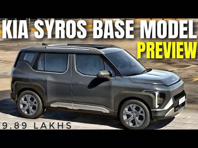 Kia Syros Base Model 2025 Review - Unexpected! | New Syros Kia Base Model 2025 | Kia Syros 2025 Htk