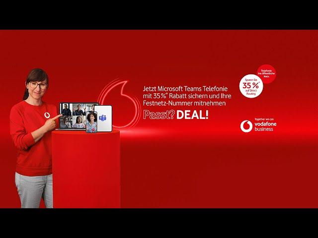 Vodafone Business | Microsoft Teams Telefonie für Unternehmen