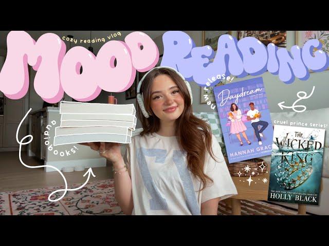 mood read with me! (new releases) ‍️ *cozy* spoiler free reading vlog!