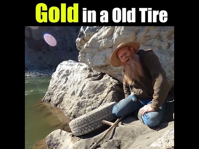 WHAT'S INSIDE? Tire of gold!