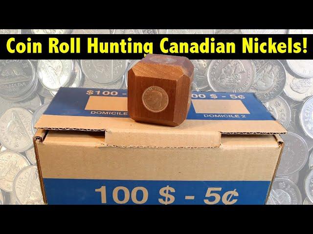 Record Nickel Haul - Coin Roll Hunting Canadian Nickels