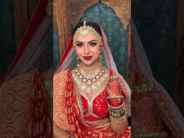 Gujarat inspired Bridal look ️ Makeup by Parul Garg