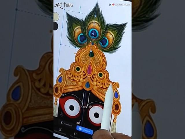 Shri Jagannath Ji  Digital Painting ~ #shorts #jagannath #rathyatra #procreate #ipad #painting