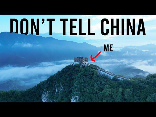 Stealth Camping on The Great Wall of China
